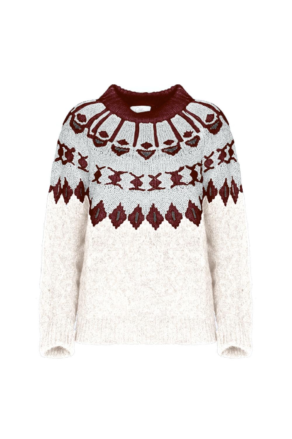 Soallure MAGLIA GIRO COLLO MOUNTAIN Vendita Economica