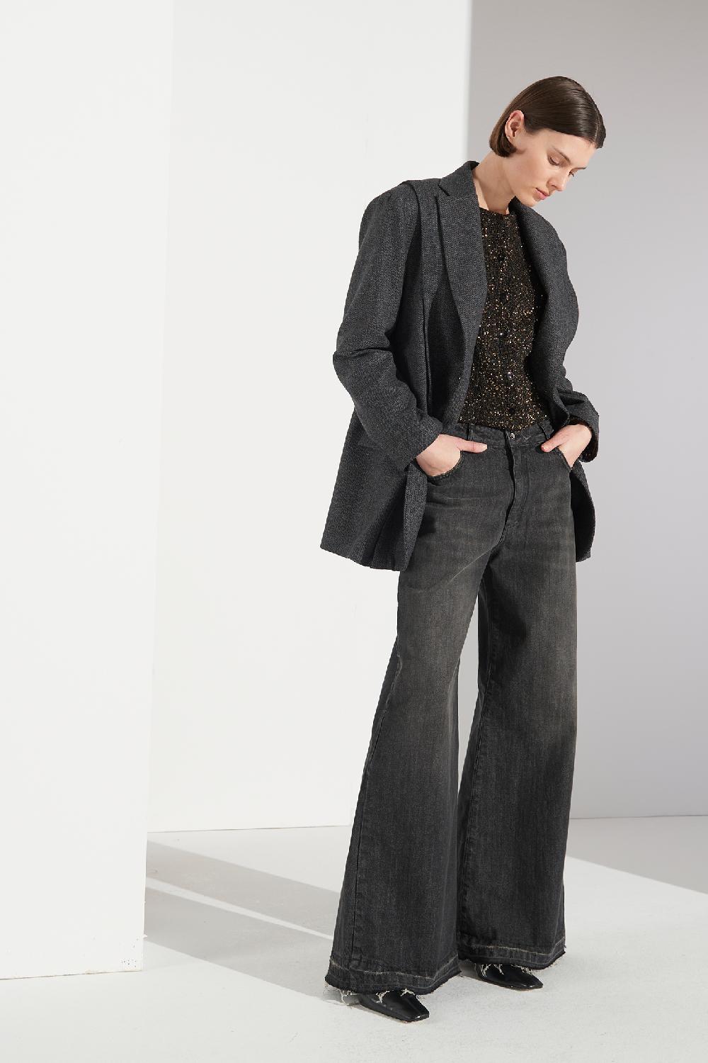 Soallure GOLFINO GIRO COLLO PAILLETTES Vendite Flash