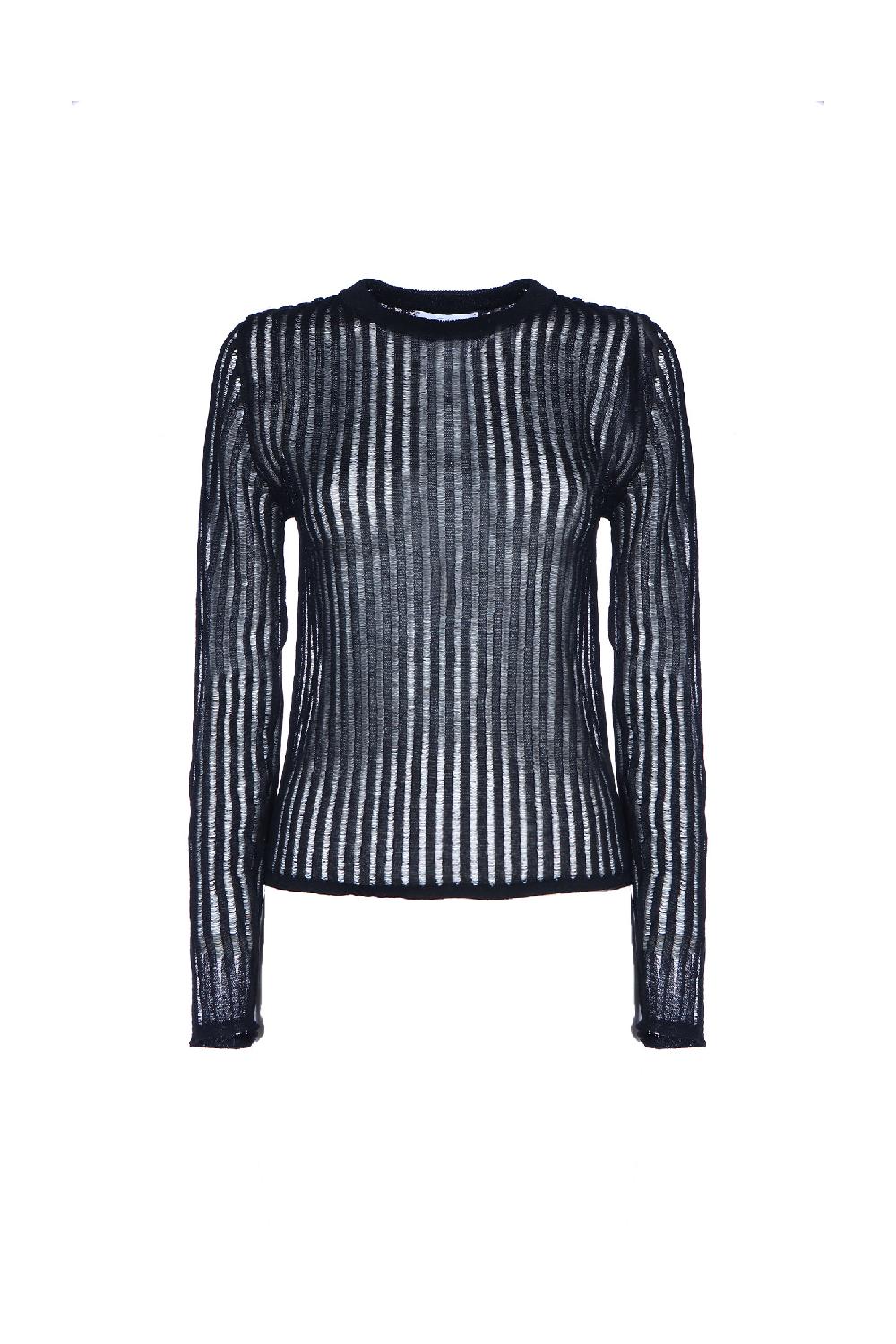 Soallure MAGLIA GIROCOLLO A RIGHE Nuova