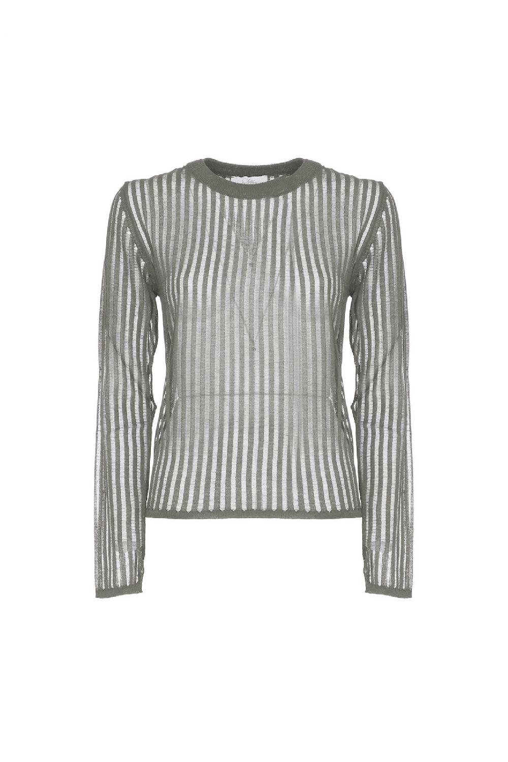 Soallure MAGLIA GIROCOLLO A RIGHE Nuova