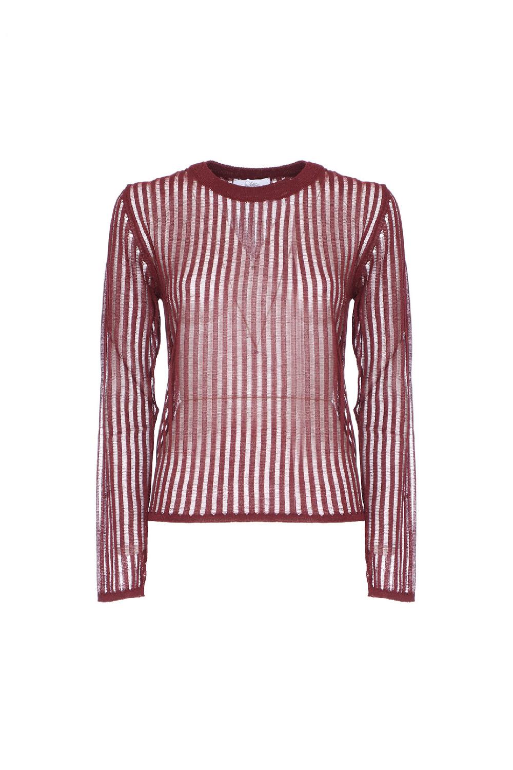 Soallure MAGLIA GIROCOLLO A RIGHE Nuova
