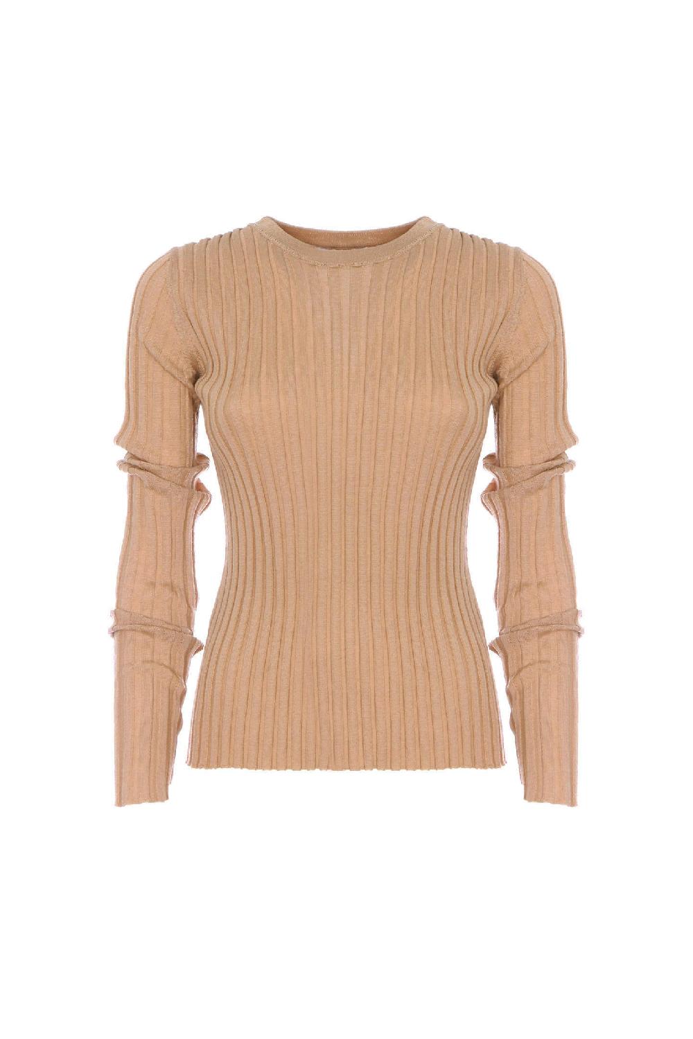 Soallure MAGLIA GIROCOLLO A COSTINE IN LANA Pezzi Unici