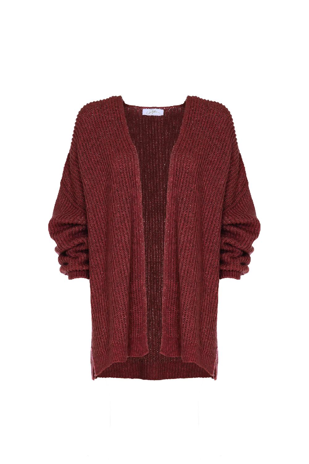 Soallure CARDIGAN APERTO A COSTINE STRETTE Fino Al -60%