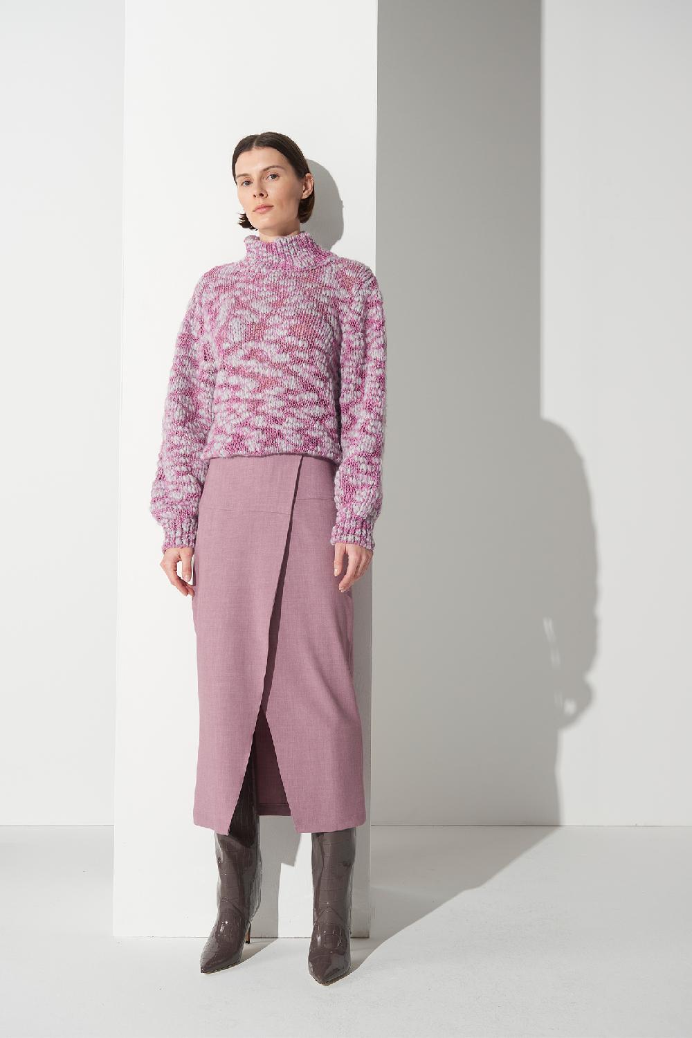 Soallure MAGLIA IN LANA EFFETTO MELANGE Affare Del Giorno