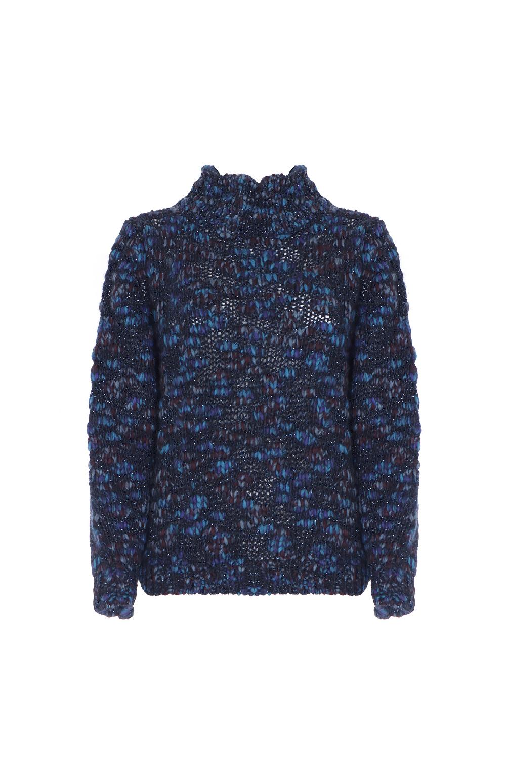 Soallure MAGLIA IN LANA EFFETTO MELANGE Affare Del Giorno