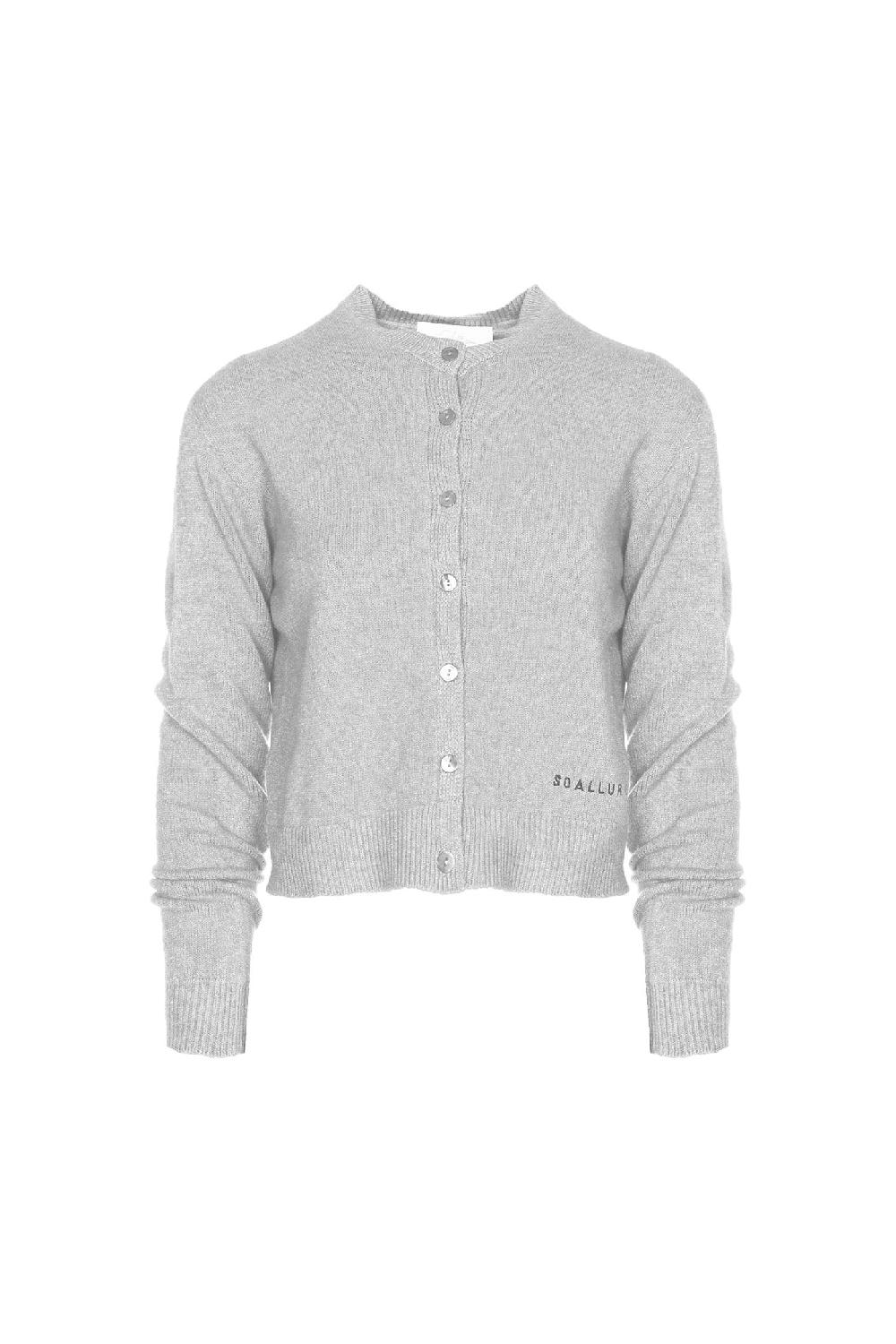 Soallure CARDIGAN GIROCOLLO CON RICAMO Sottocosto