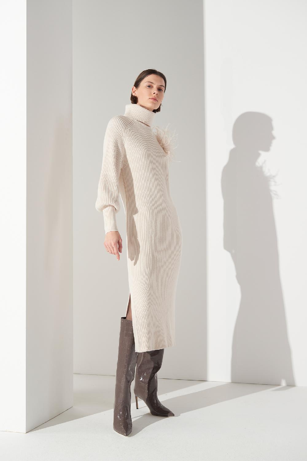 Soallure ABITO MIDI A COLLO ALTO Offerta San Valentino