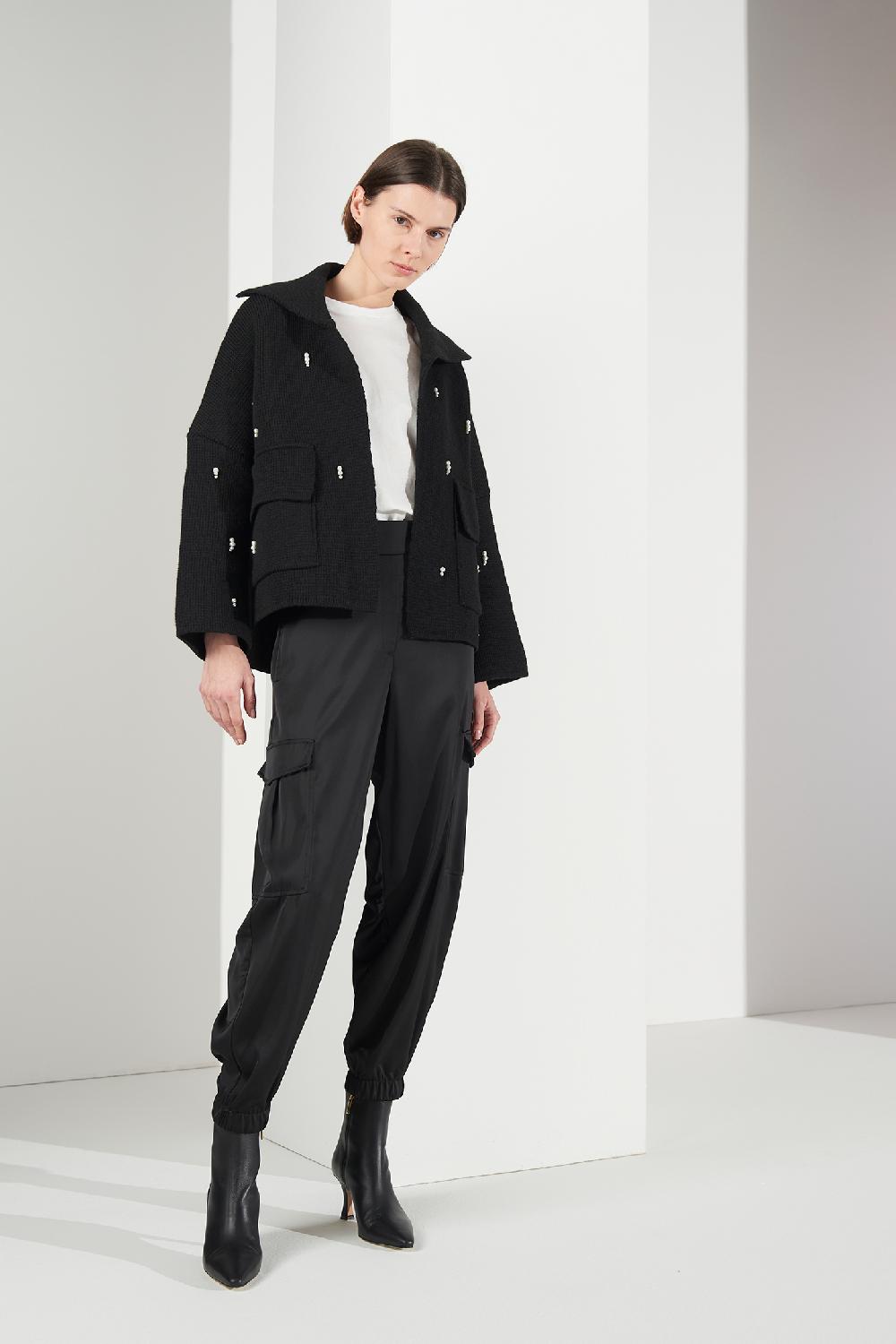Soallure PANTALONE CARGO IN RASO Novità