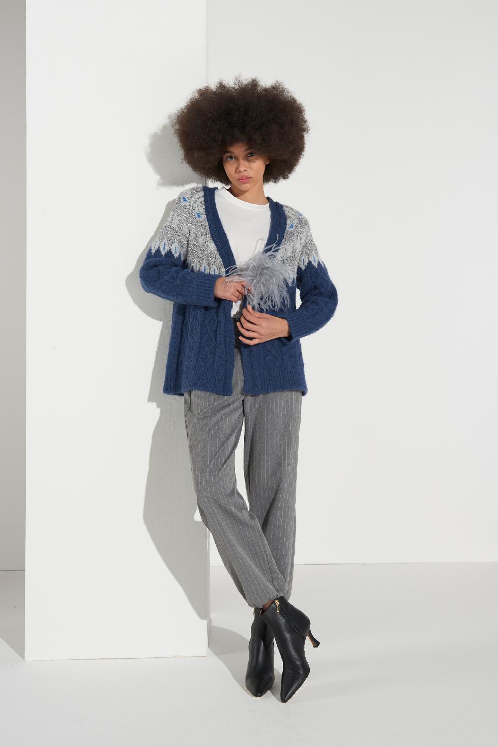 Soallure PANTALONE COULISSE GESSATO Presa