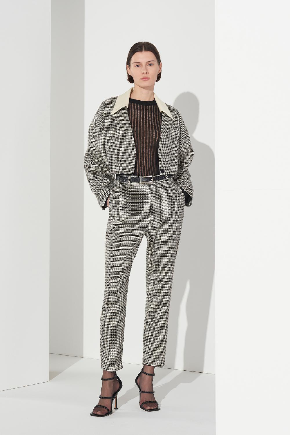 Soallure PANTALONE SIGARETTA A FANTASIA Economico