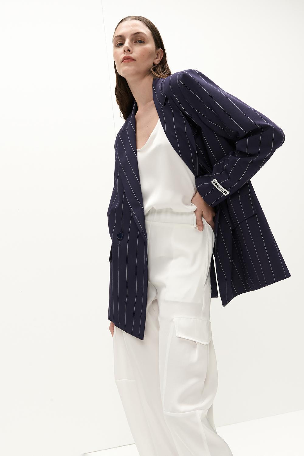 Soallure PANTALONE JOGGING RASO Moda