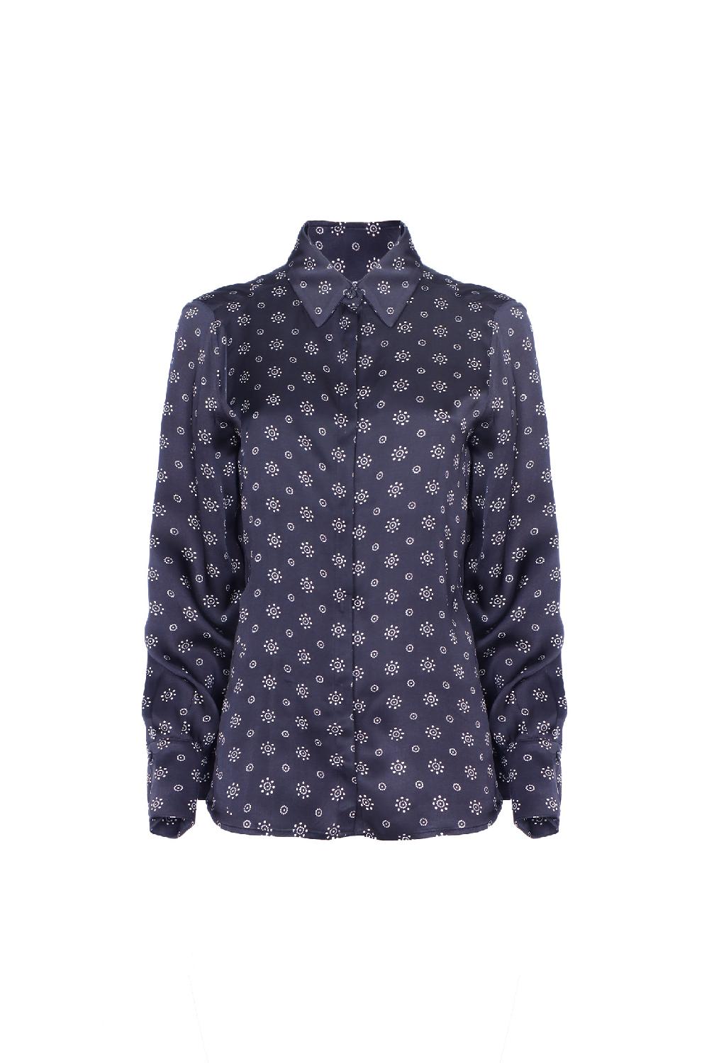Soallure CAMICIA CON COLLETTO IN RASO