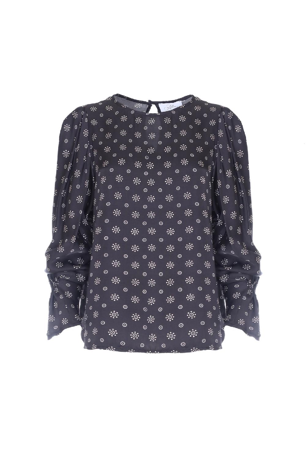 Soallure BLUSA MANICHE A SBUFFO RASO In Vendita