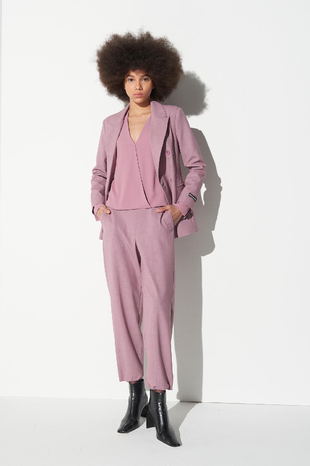 Soallure CAMICIA INCROCIO IN GEORGETTE Vendita Calda