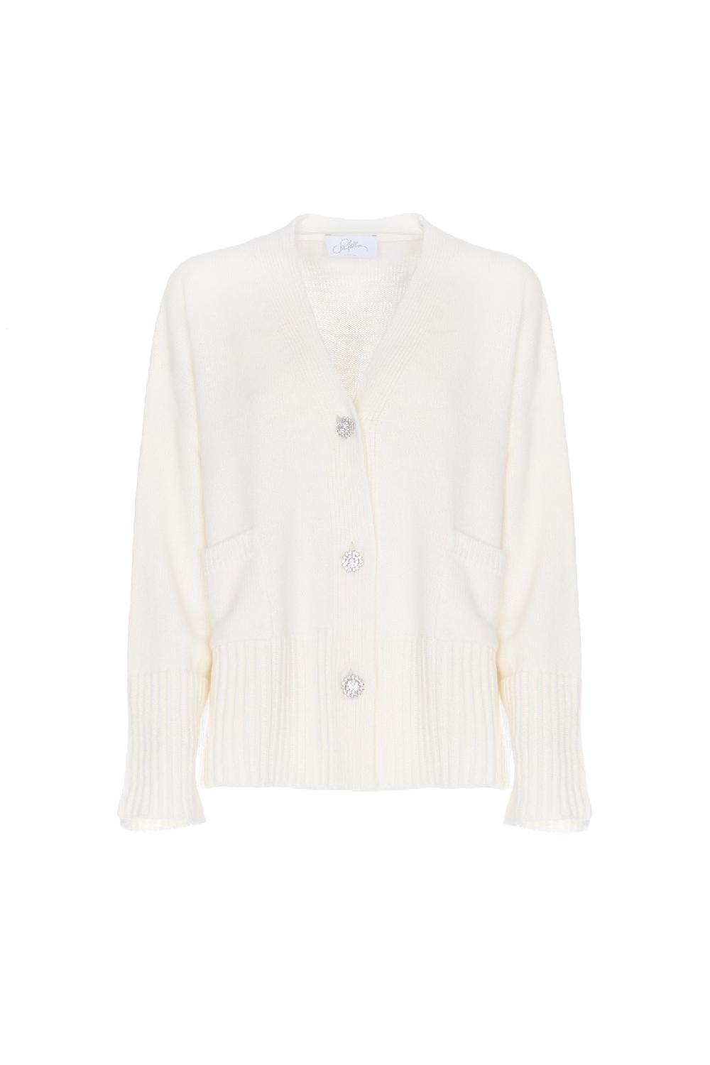 Soallure CARDIGAN OVER CON TASCHE IN LANA E ALPACA Promozione Limitata