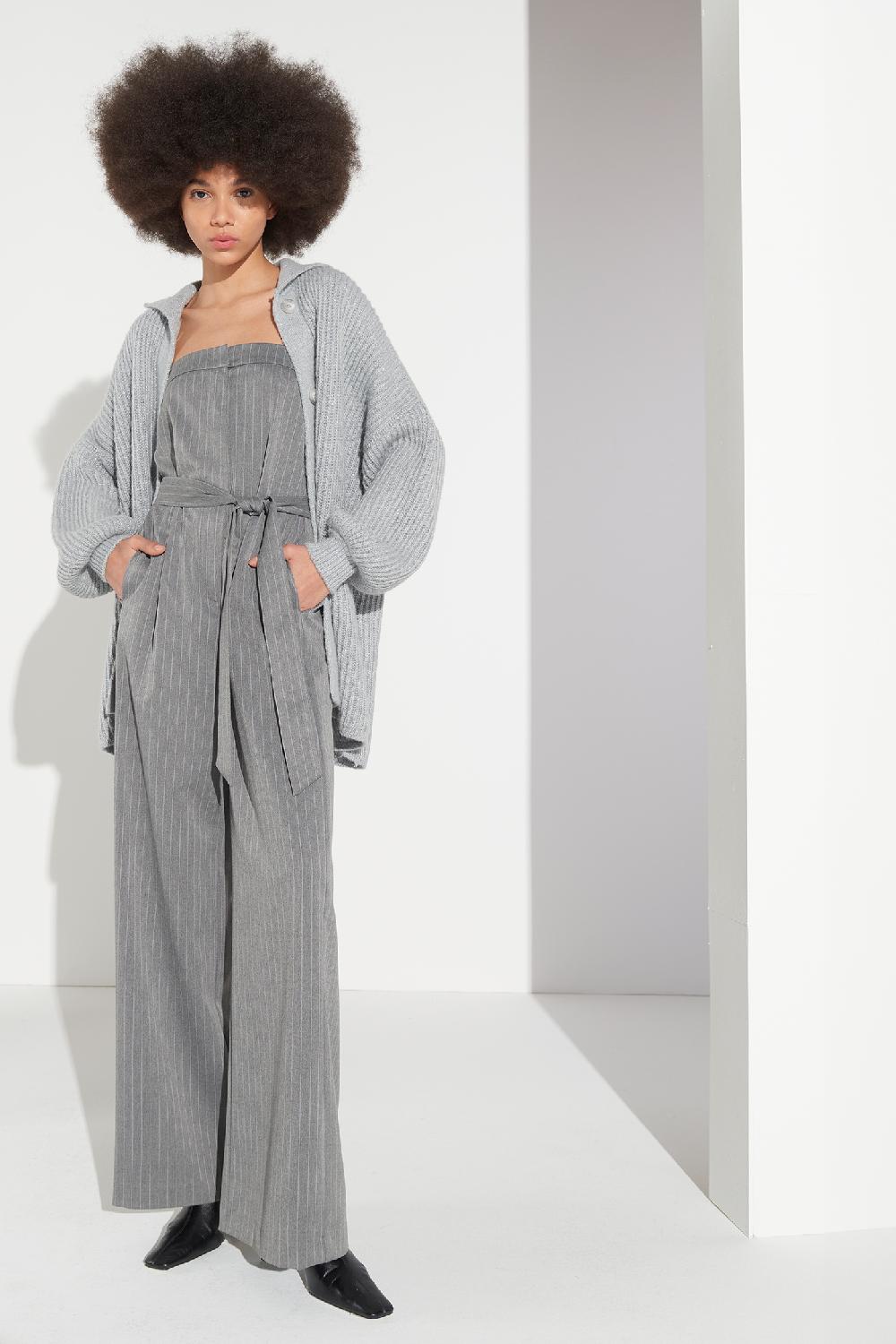 Soallure CARDIGAN OVER CON COLLETTO A POLO Shopping Online