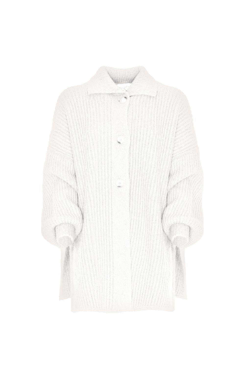 Soallure CARDIGAN OVER CON COLLETTO A POLO Shopping Online