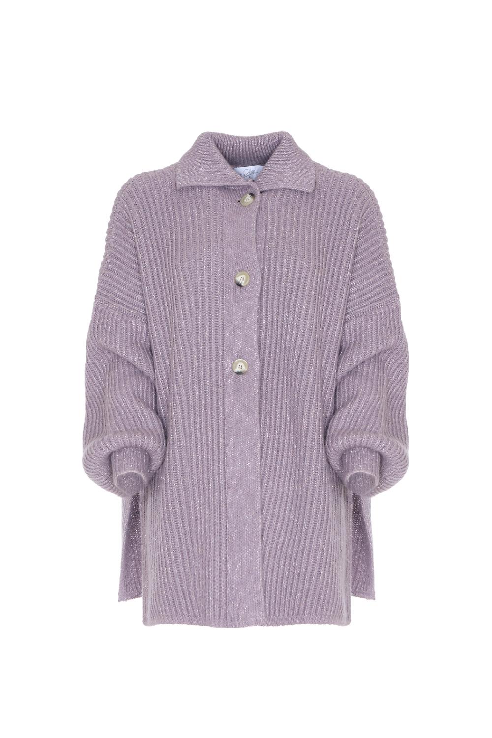 Soallure CARDIGAN OVER CON COLLETTO A POLO Shopping Online