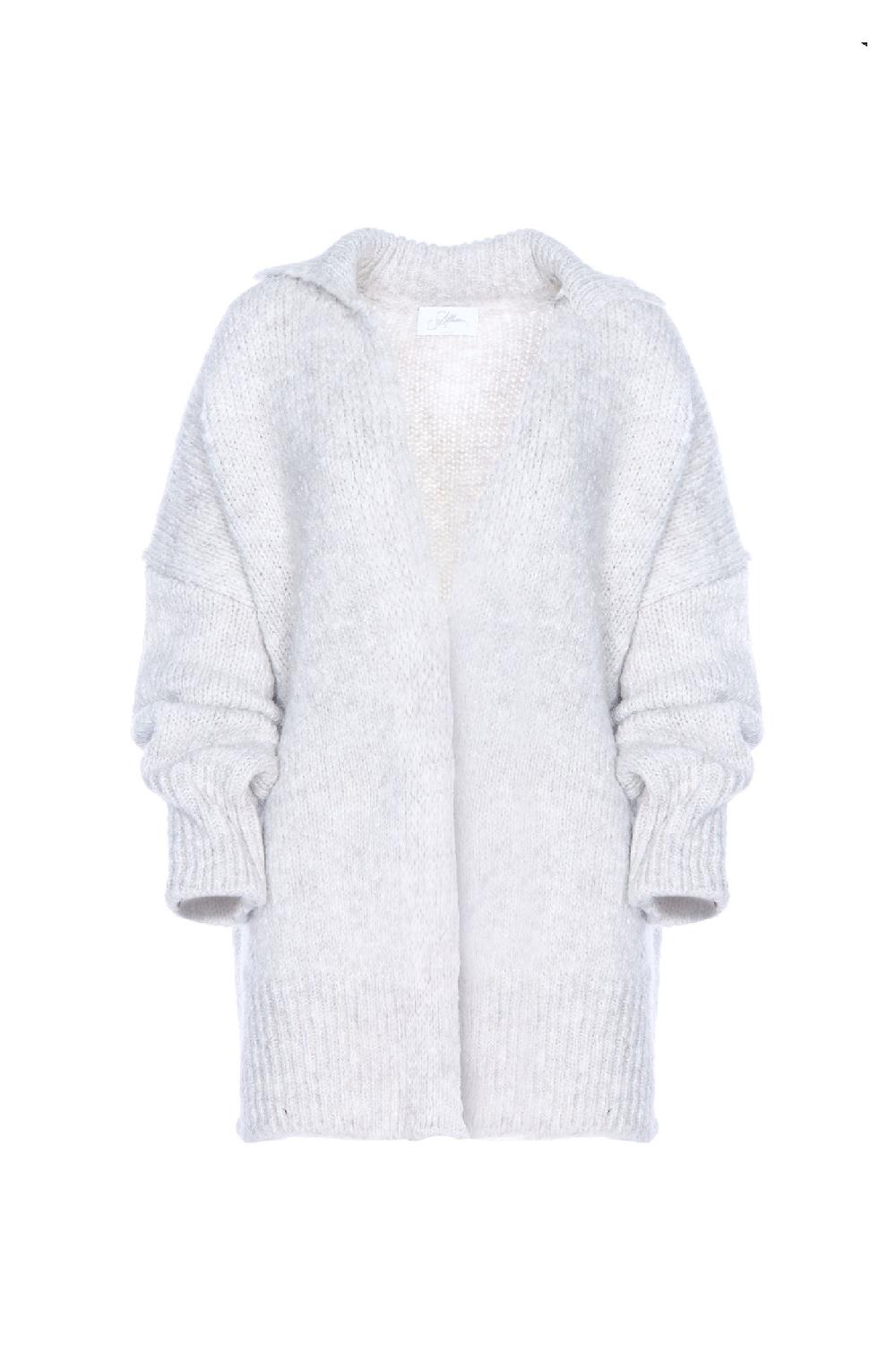 Soallure CARDIGAN CON COLLETTO IN MISTO MOHAIR Affare Del Giorno