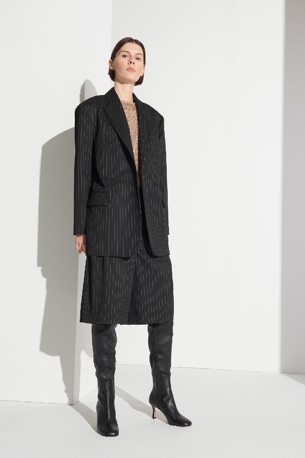 Soallure GIACCA OVERSIZE GESSATA Convenienza