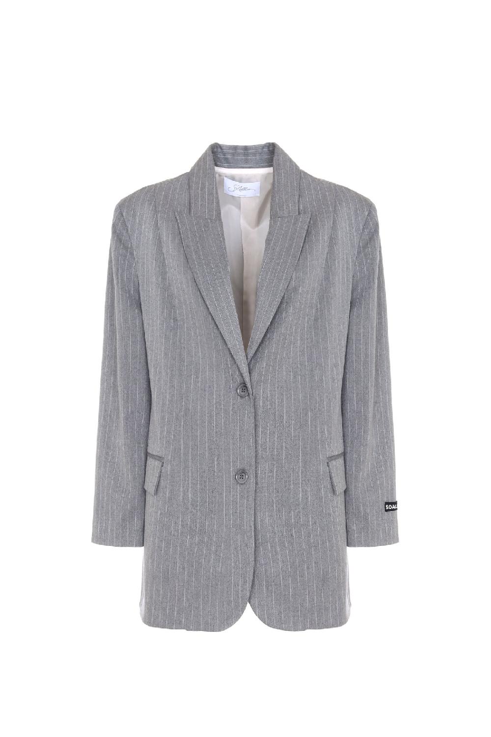 Soallure GIACCA OVERSIZE GESSATA Convenienza