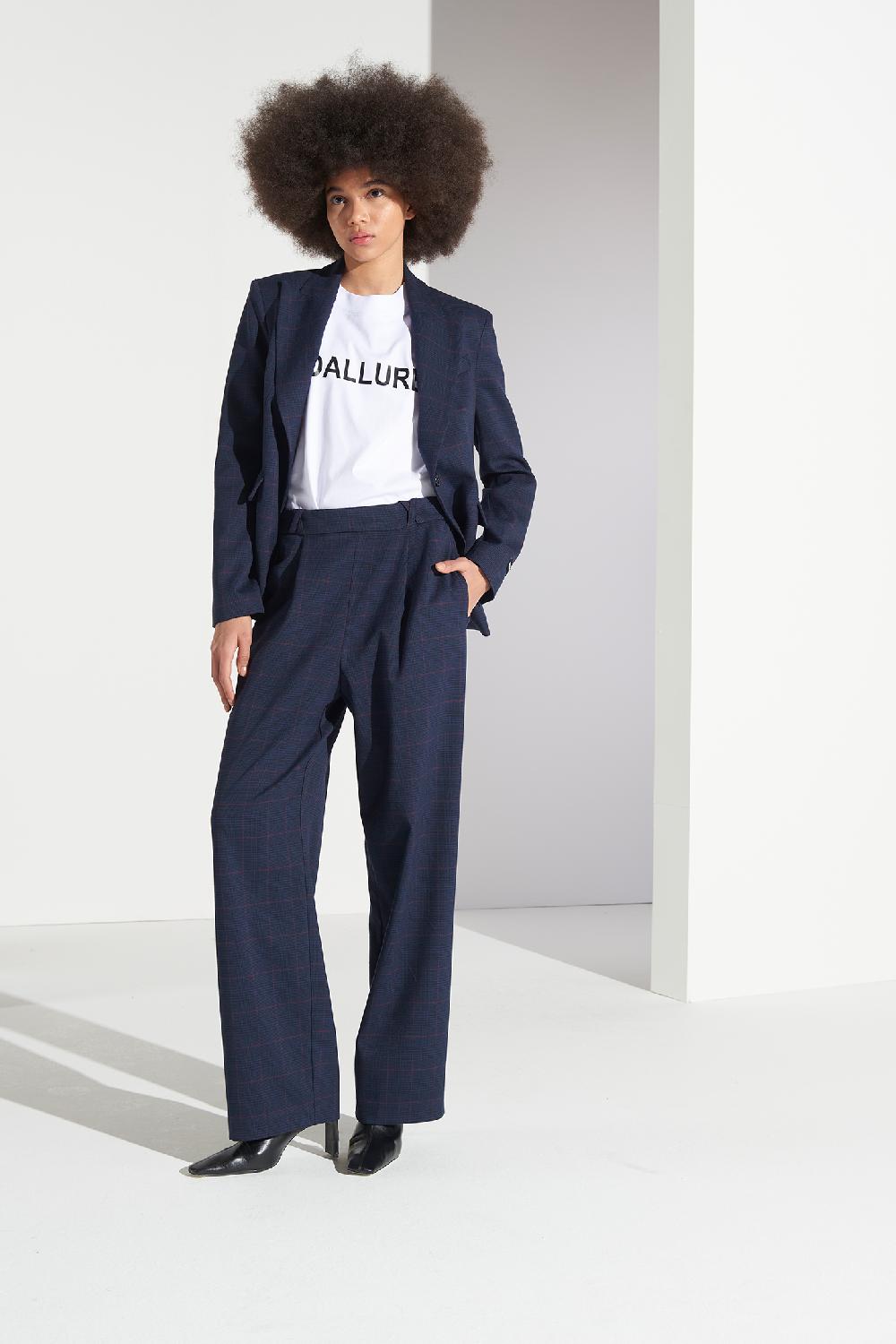 Soallure GIACCA SLIM MONOPETTO CHECK Saldi