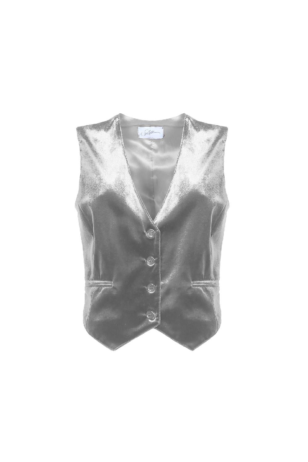 Soallure GILET CORTO IN VELLUTO Hotsell