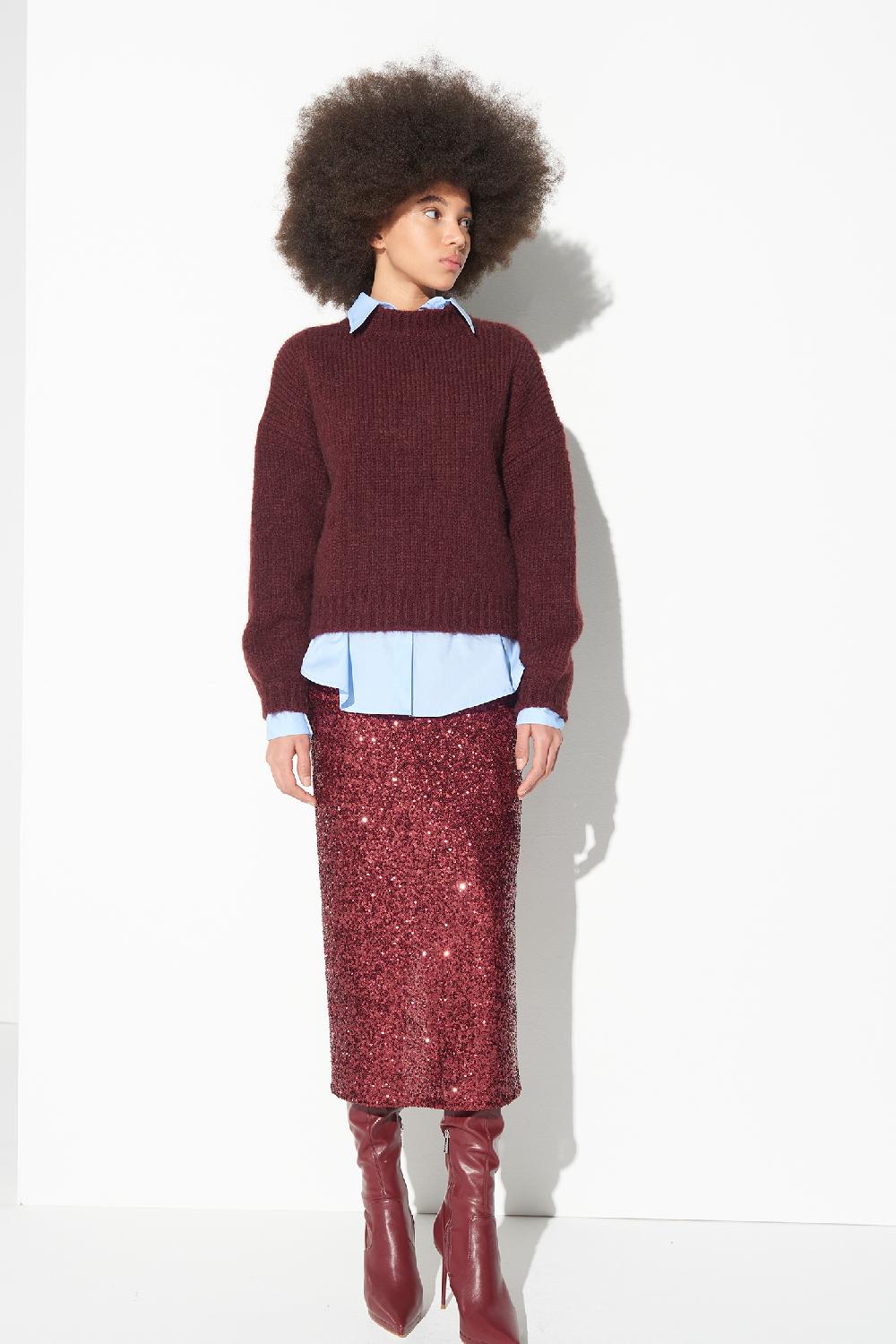 Soallure GONNA TUBINO PAILLETTES MIDI Italia