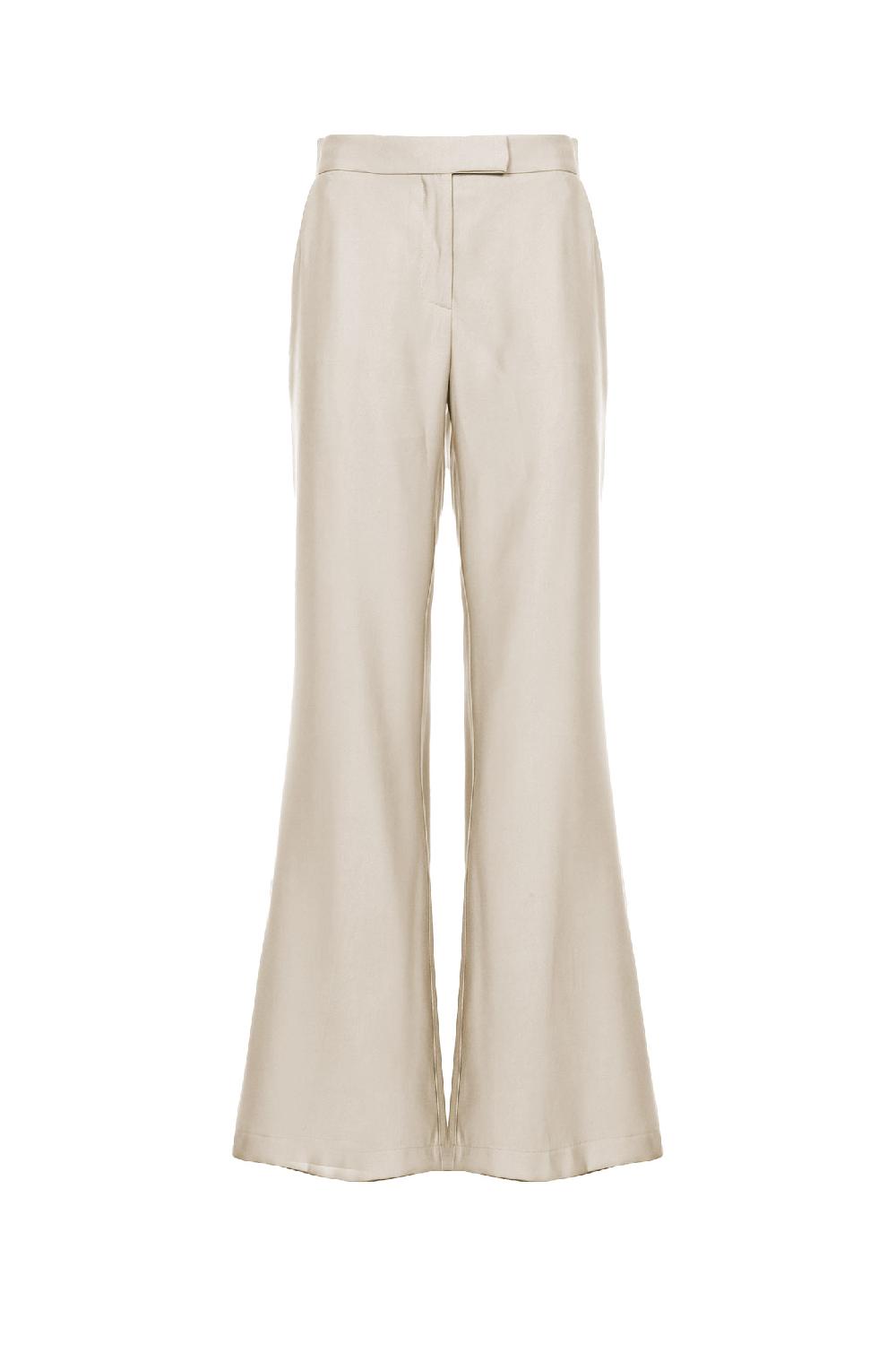 Soallure PANTALONE FLARE IN TENCEL Negozi Online