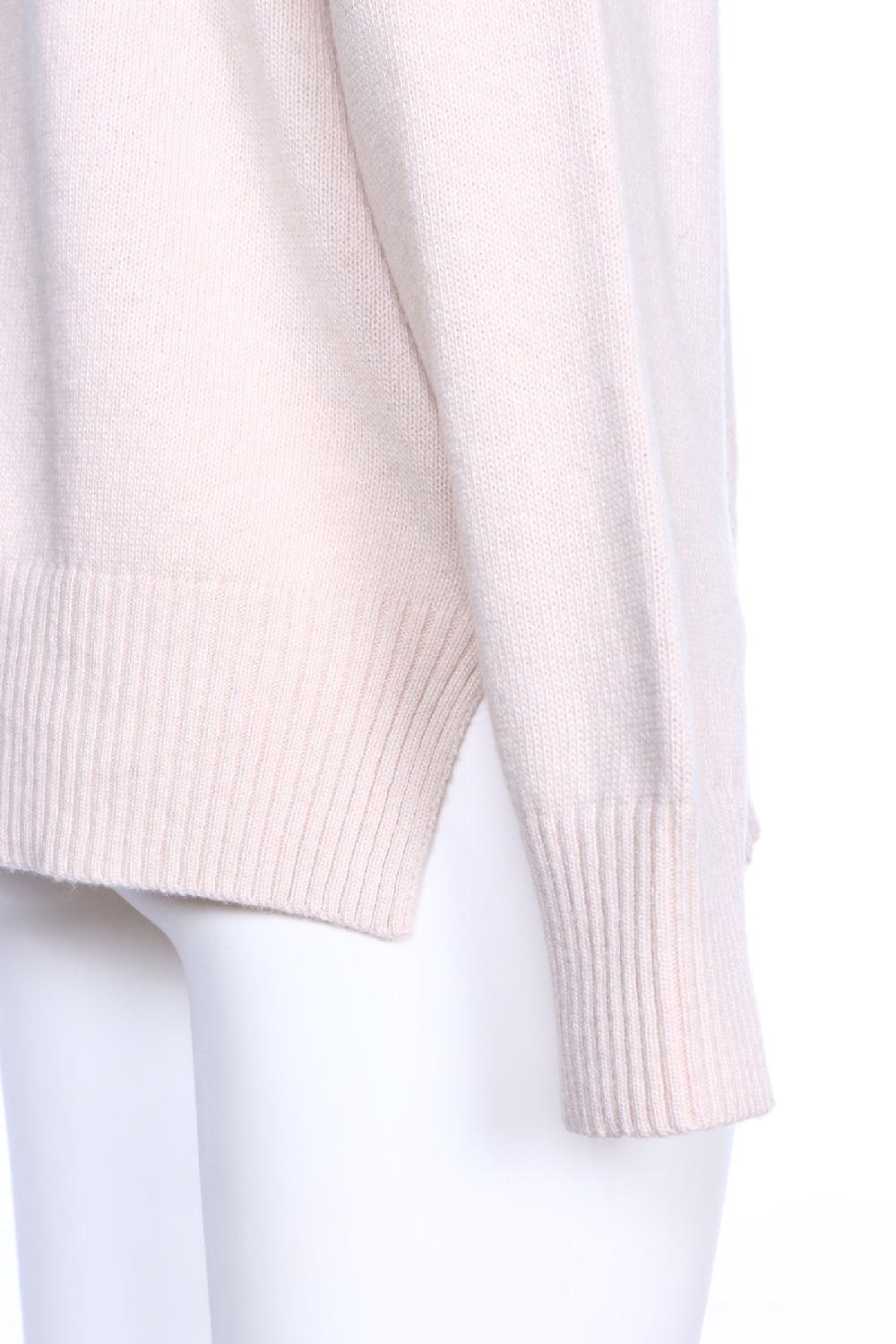 Soallure MAGLIA BOXY COLLO A V IN MISTO CASHMERE Shopping Online
