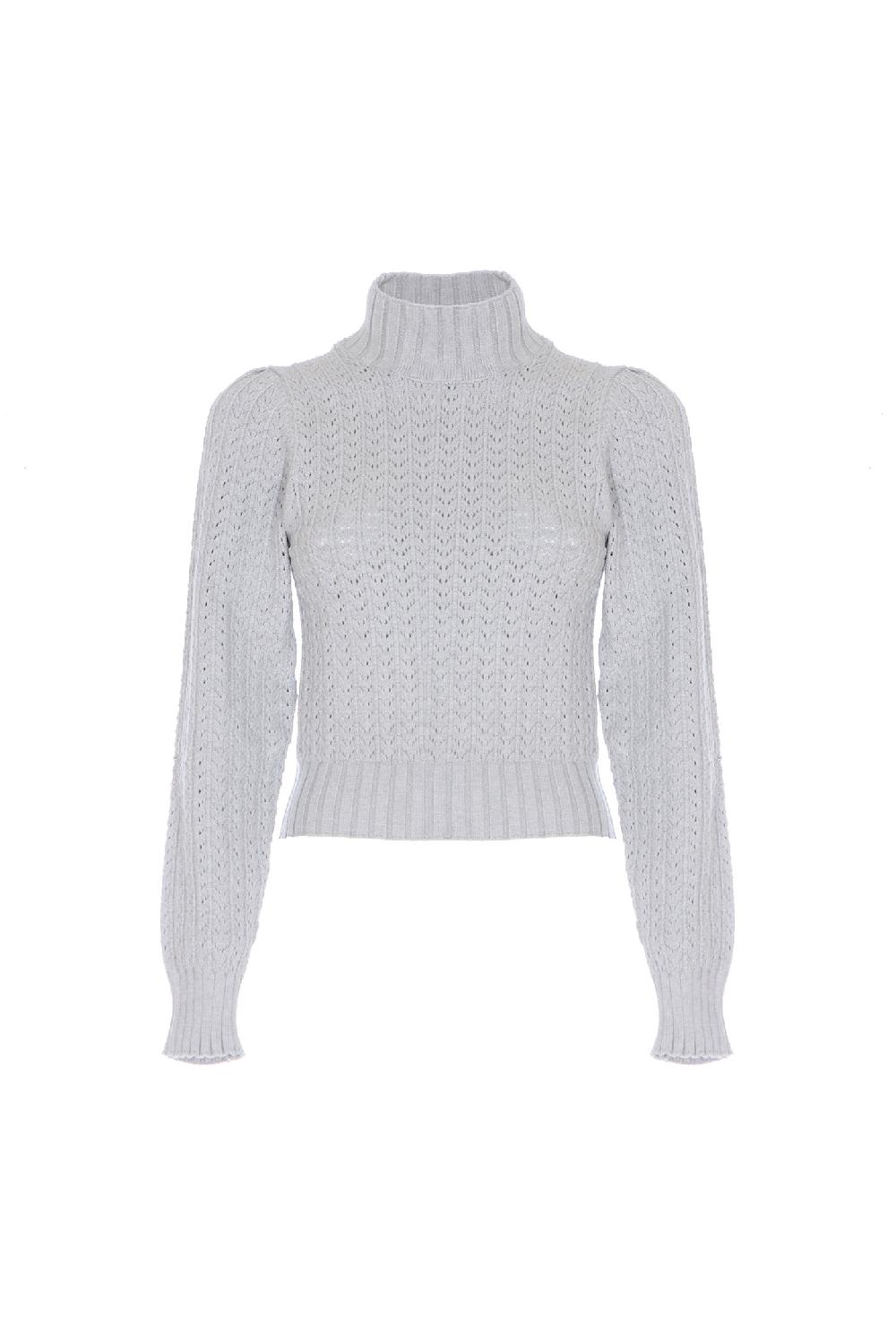 Soallure MAGLIA LUPETTO CROCHET Affare Del Giorno