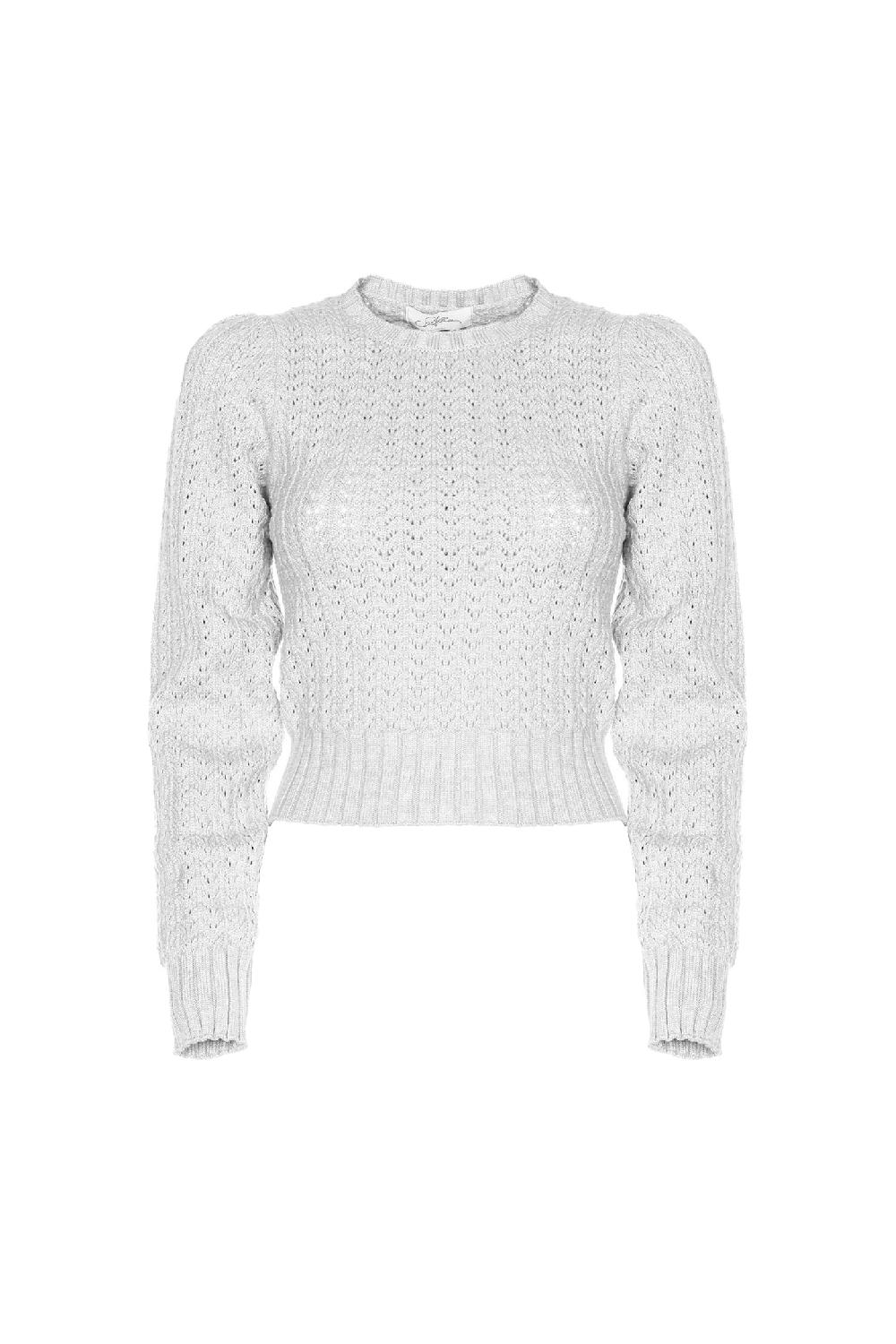Soallure MAGLIA CON LAVORAZIONE CROCHET Prezzo Ridotto