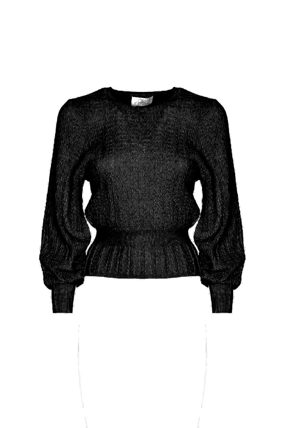 Soallure MAGLIA CROCHET GIROCOLLO Sottocosto
