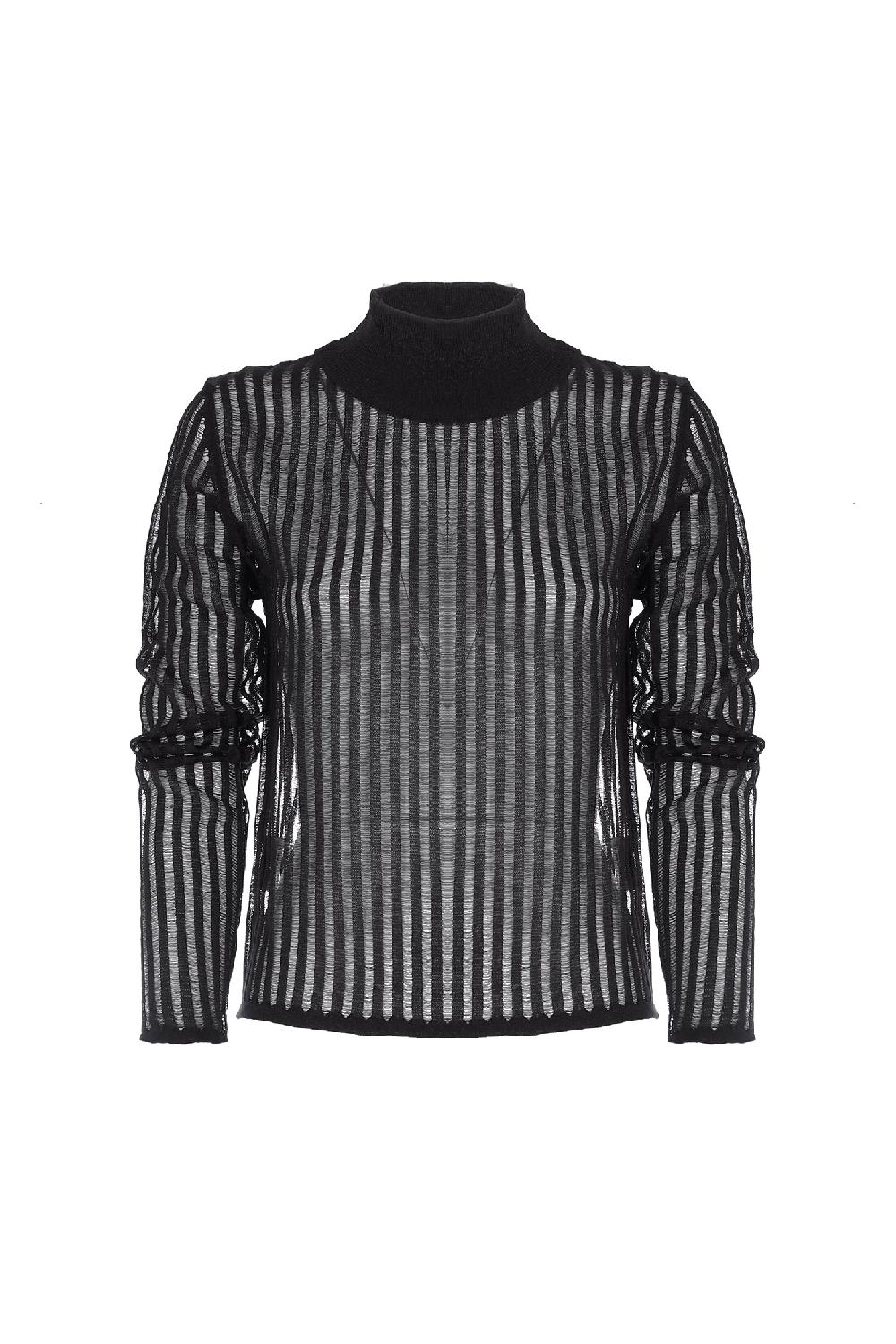 Soallure MAGLIA LUPETTO RIGHE Sconto