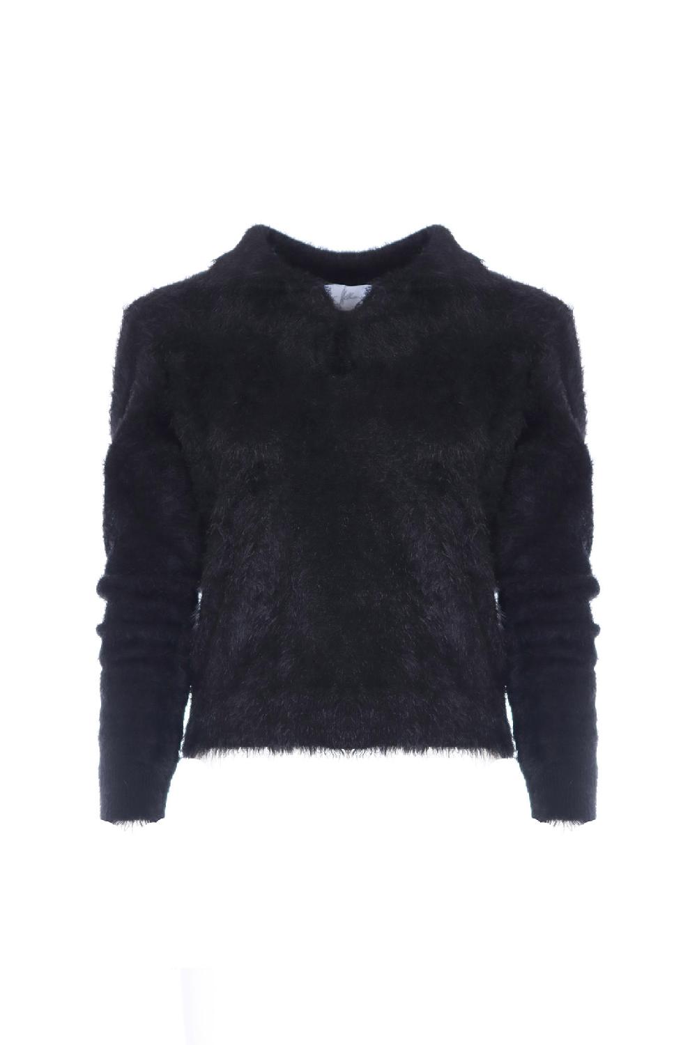 Soallure MAGLIA POLO MANICHE LUNGHE ORSETTO Online