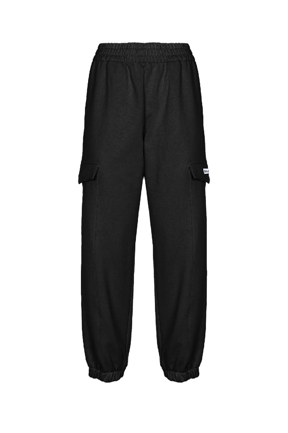 Soallure PANTALONE IN FELPA CON TASCHE Saldi
