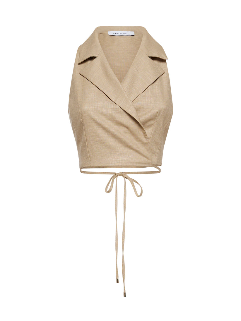 Space Simona Corsellini Top in tramato luxury