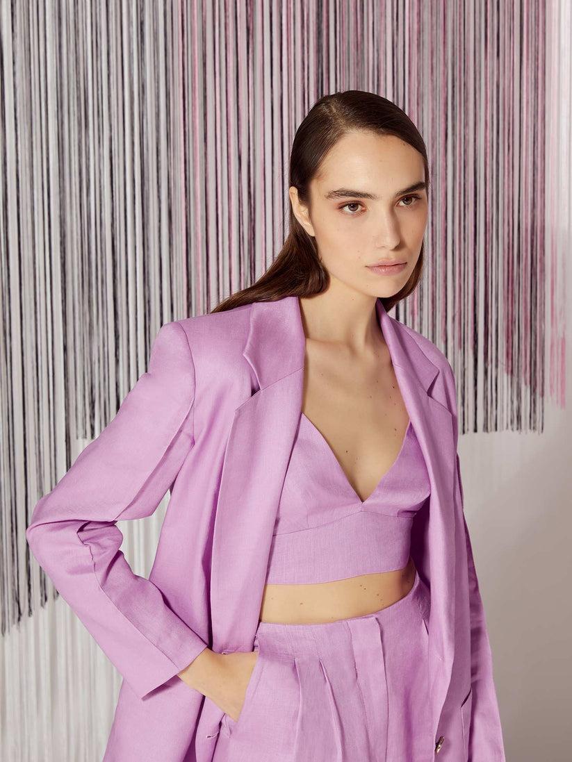 Space Simona Corsellini Top bra in tecno lino Fino Al -60%