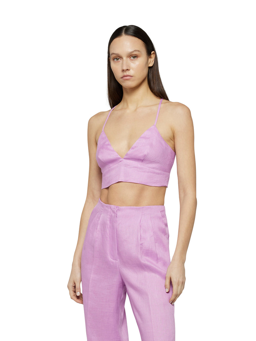 Space Simona Corsellini Top bra in tecno lino Fino Al -60%