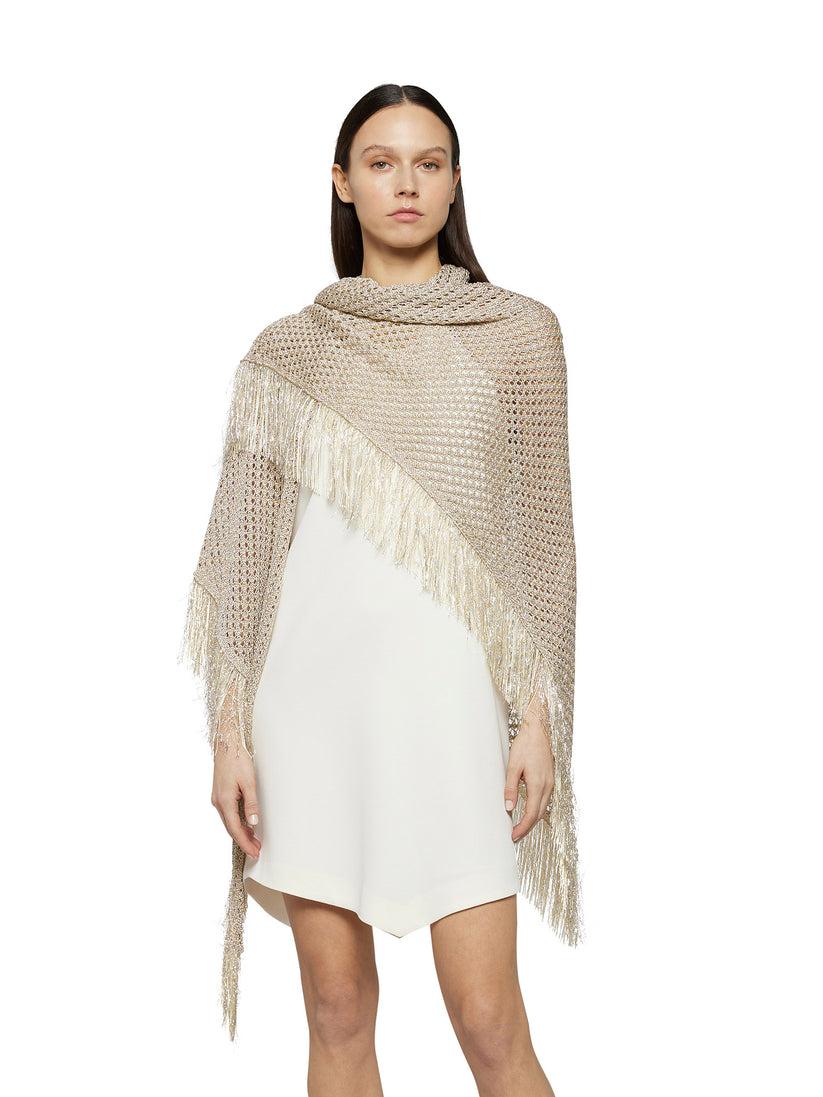 Space Simona Corsellini Scialle in crochet lurex 2025