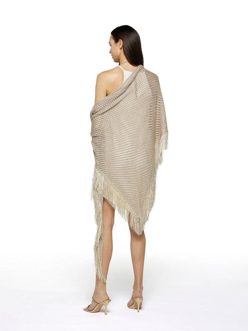 Space Simona Corsellini Scialle in crochet lurex 2025