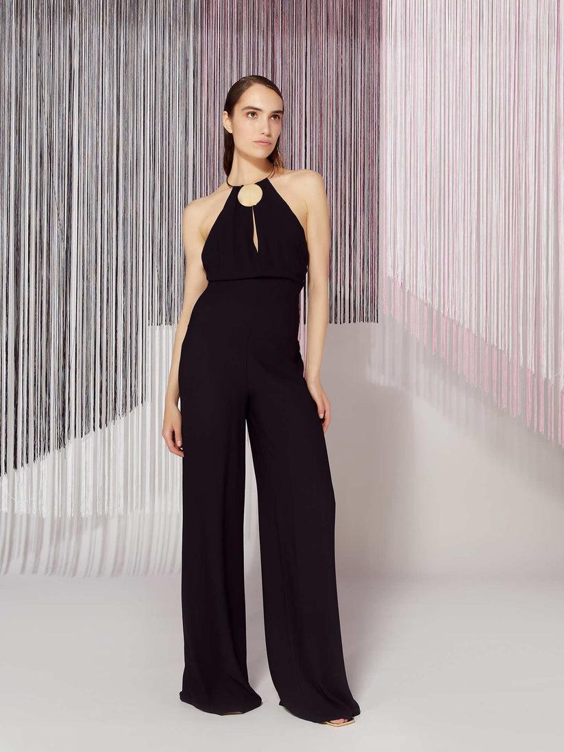 Space Simona Corsellini Tuta palazzo in doppia georgette In Linea
