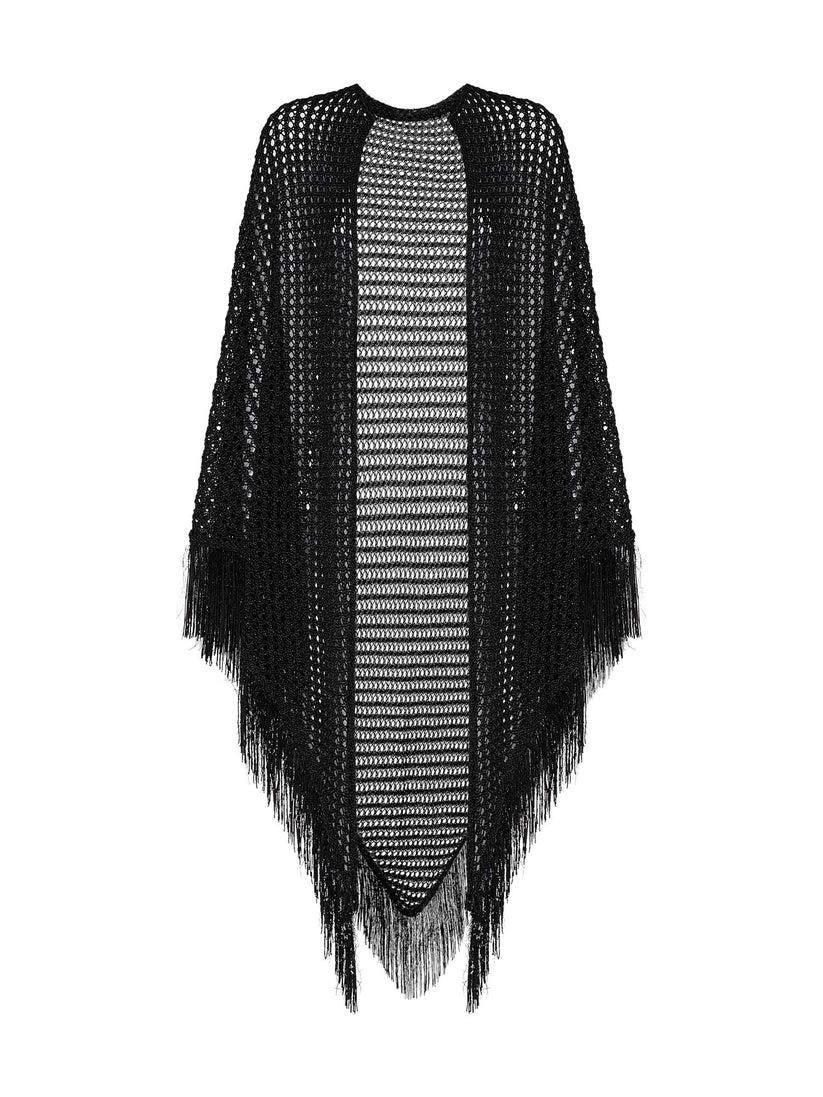 Space Simona Corsellini Scialle in crochet lurex