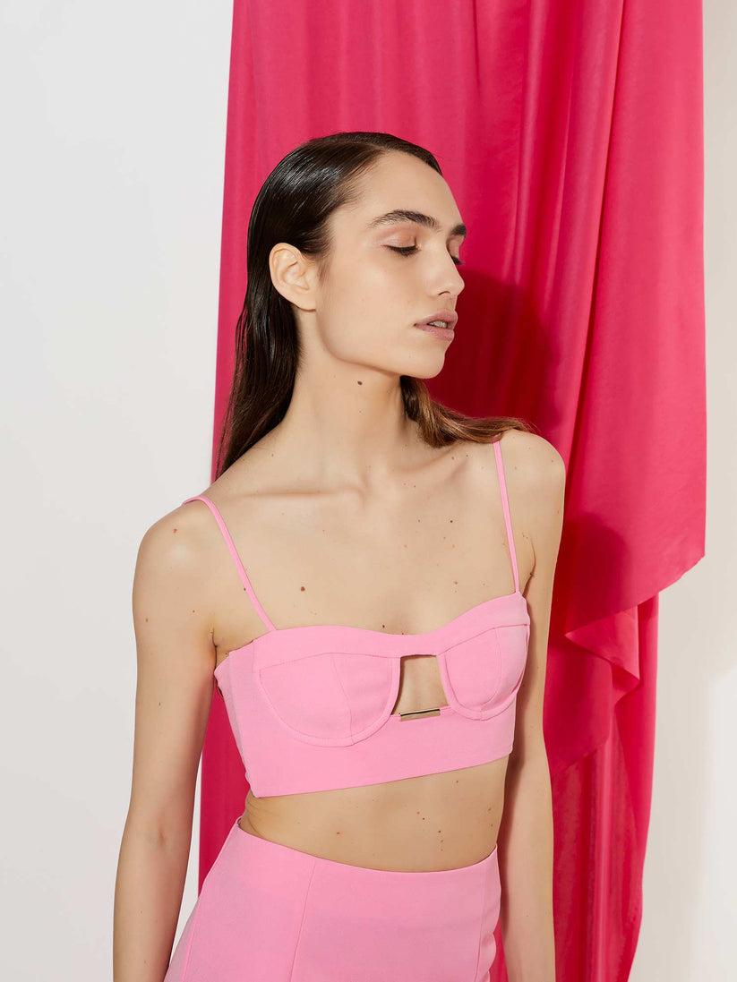 Space Simona Corsellini Top bra in poly cady Presa
