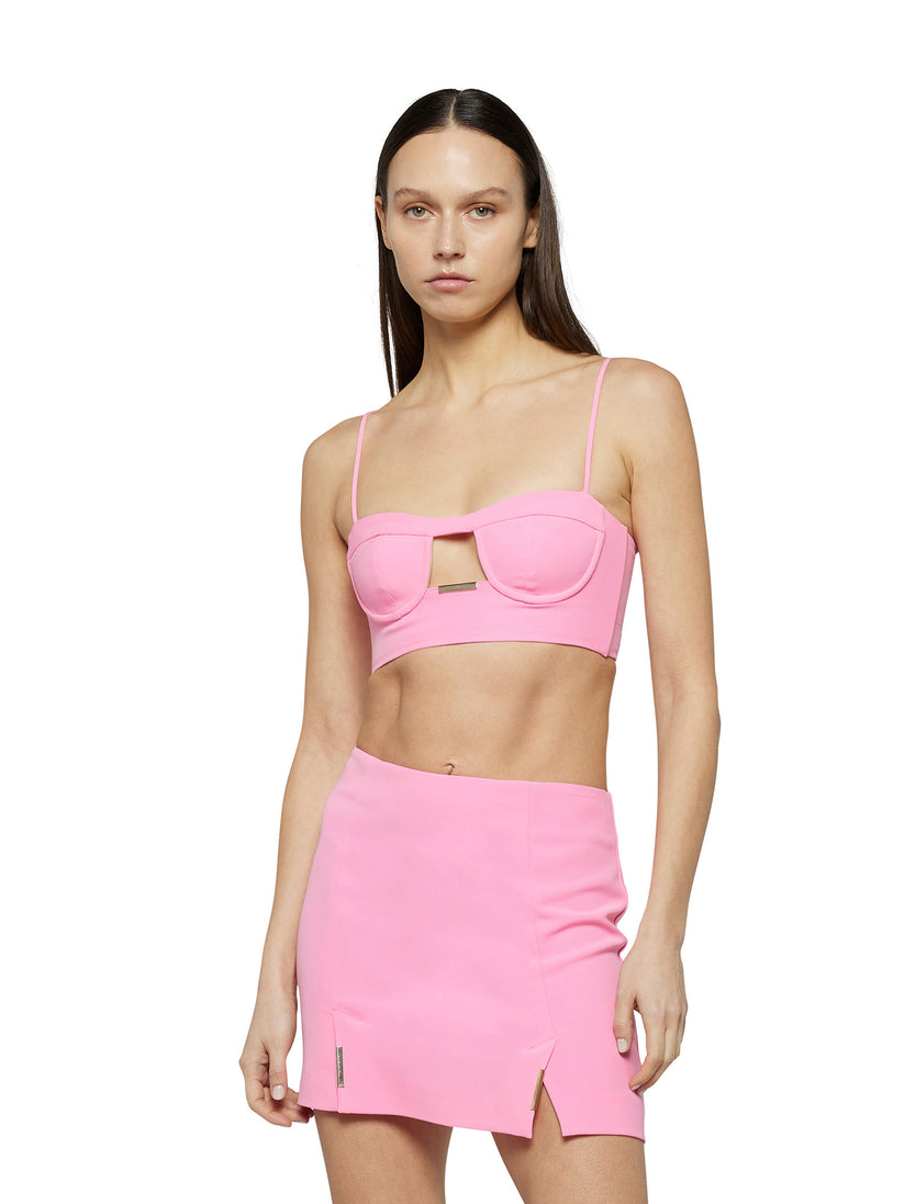 Space Simona Corsellini Top bra in poly cady Presa