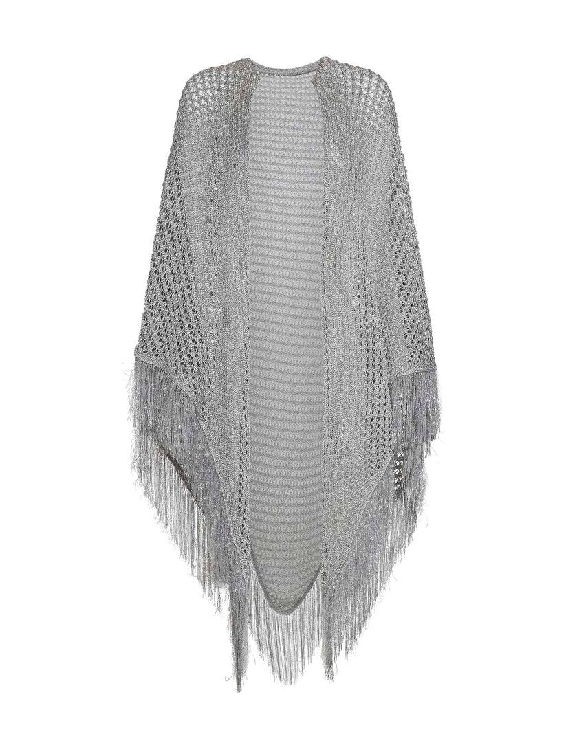 Space Simona Corsellini Scialle in crochet lurex