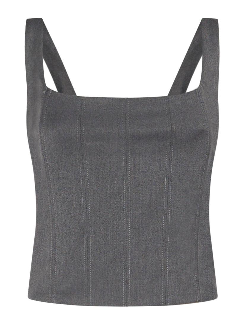 Space Simona Corsellini Top bustier impunturato