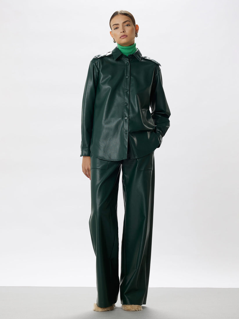 Space Simona Corsellini Camicia in vegan leather Negozi Online