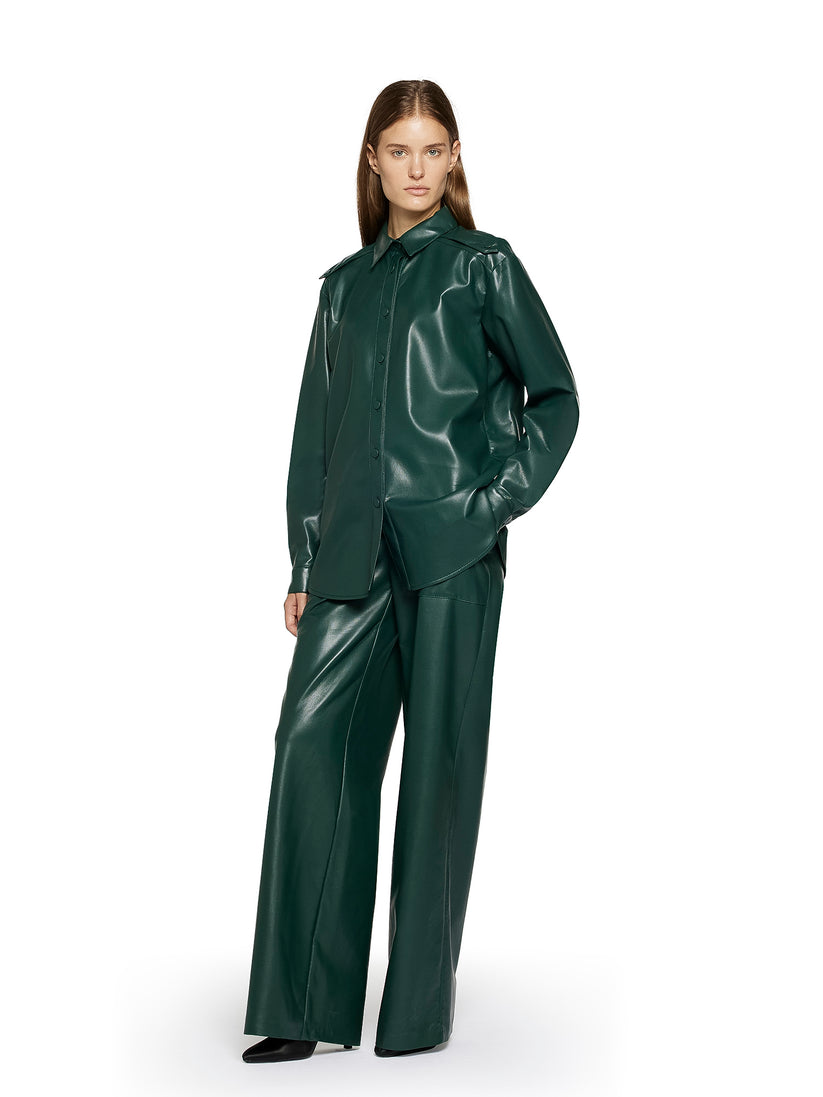 Space Simona Corsellini Camicia in vegan leather Negozi Online