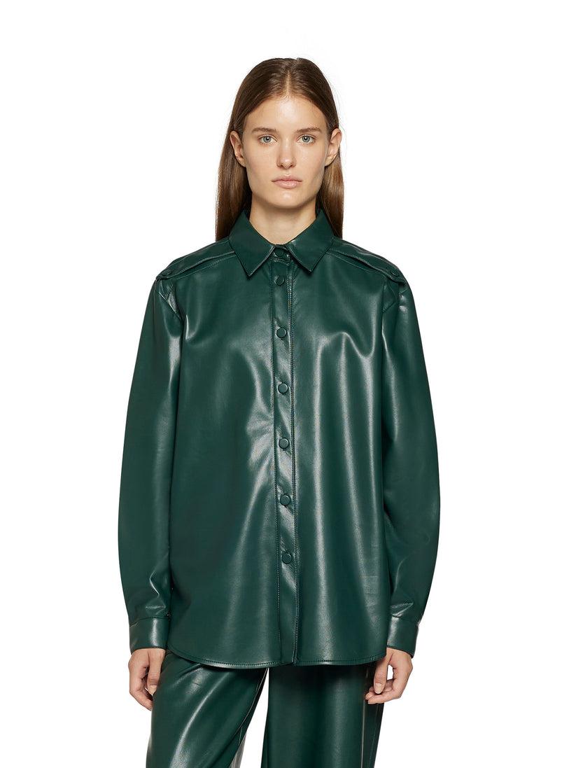 Space Simona Corsellini Camicia in vegan leather Negozi Online